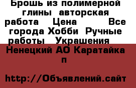 Брошь из полимерной глины, авторская работа. › Цена ­ 900 - Все города Хобби. Ручные работы » Украшения   . Ненецкий АО,Каратайка п.